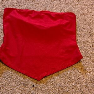 No Boundaries Bold Red Top